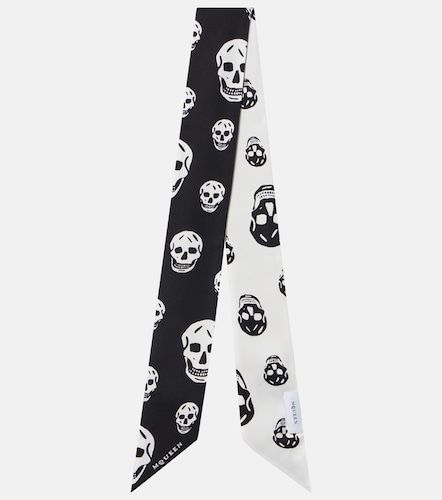 McQueen Foulard Skull en soie - McQueen - Modalova