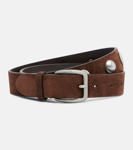 Ceinture en daim à clous - Nour Hammour - Modalova