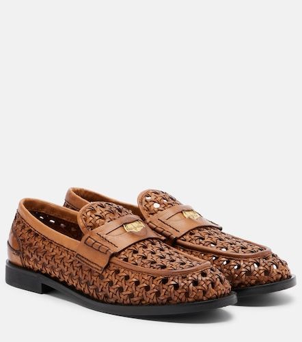 Miu Miu Mocassins en cuir - Miu Miu - Modalova