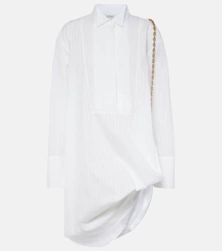 Robe chemise en coton à ornements - Loewe - Modalova