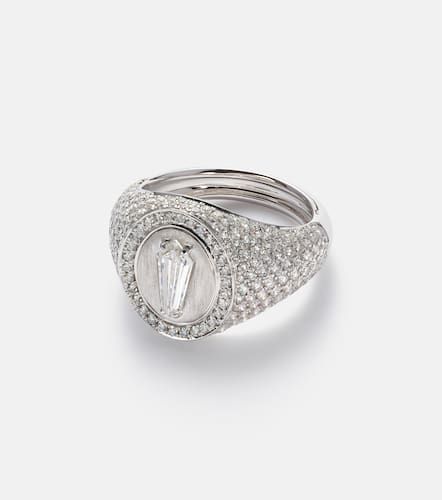 Bague Kite en or blanc 18 ct et diamants - Kamyen - Modalova