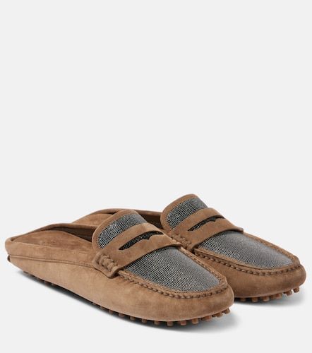 Mocassins Monili en daim - Brunello Cucinelli - Modalova