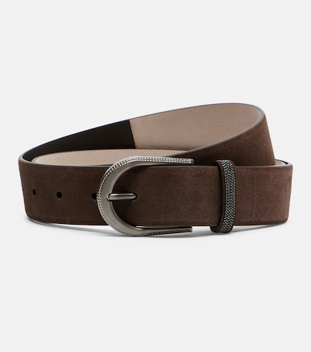 Brunello Cucinelli Ceinture en daim - Brunello Cucinelli - Modalova