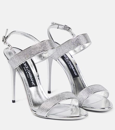 X Kim – Sandales à cristaux - Dolce&Gabbana - Modalova