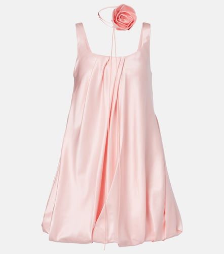 Robe Suki en coton et satin de soie - Leo Lin - Modalova