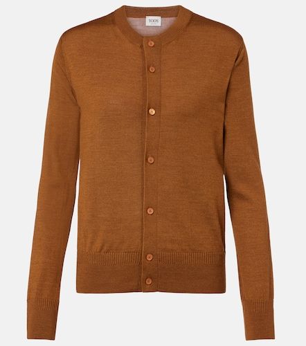 Cardigan en laine et soie mélangées - Tod's - Modalova