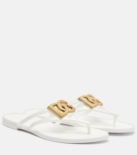 Tongs DG en caoutchouc - Dolce&Gabbana - Modalova