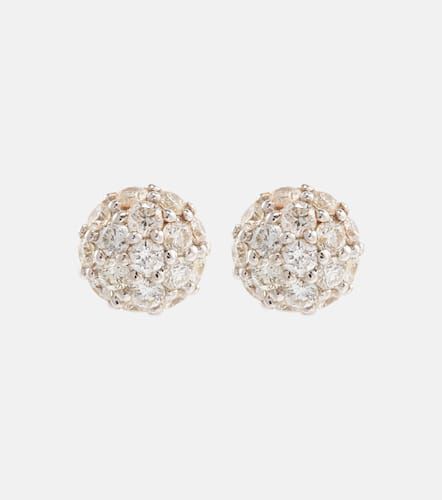 Boucles d'oreilles Dainty Mirror Ball en or 10 ct et diamants - Stone and Strand - Modalova
