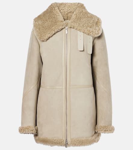 Burberry Veste en cuir et shearling - Burberry - Modalova