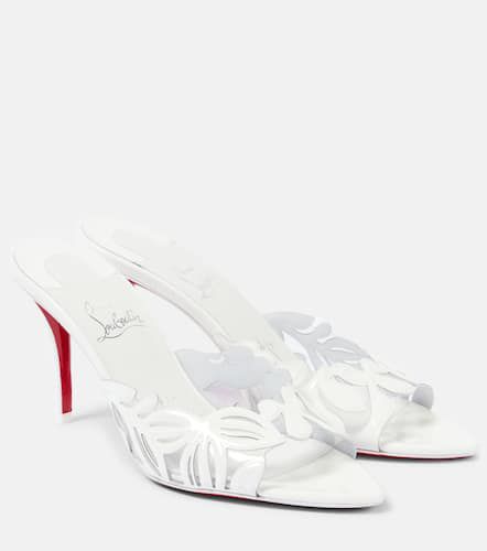 Mules Apostropha 80 en PVC et cuir - Christian Louboutin - Modalova