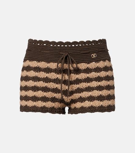 Valentino Short en coton à rayures - Valentino - Modalova