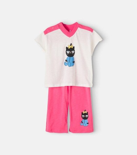 Bébé – Ensemble top et pantalon en coton imprimé Cat - Mini Rodini - Modalova