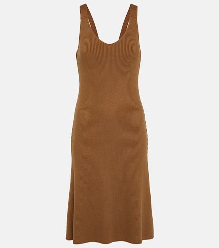 Vince Robe midi en coton mélangé - Vince - Modalova
