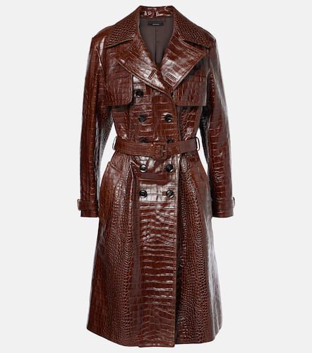 Trench-coat en cuir embossé - Tom Ford - Modalova