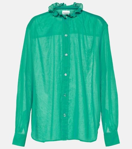 Chemise en coton à volants - Marant Etoile - Modalova