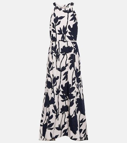 Robe midi en coton à imprimé floral - Brunello Cucinelli - Modalova