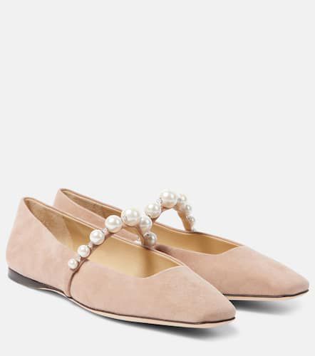 Ballerines Mary Jane Ade en daim à ornements - Jimmy Choo - Modalova