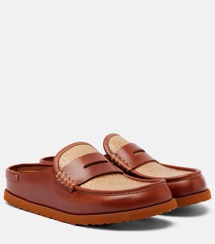 Mules tressées Naples en cuir - Birkenstock 1774 - Modalova