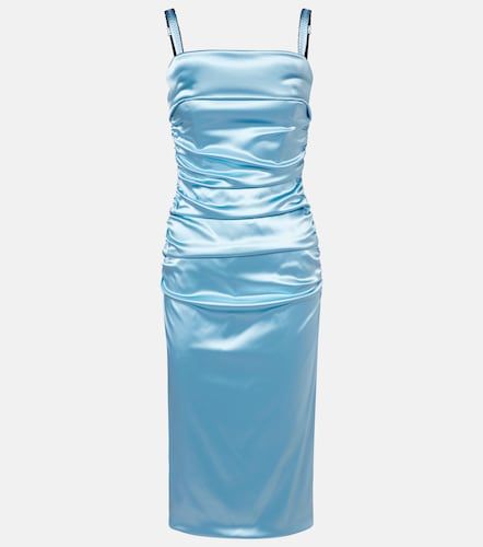 Robe de cocktail en satin - Dolce&Gabbana - Modalova