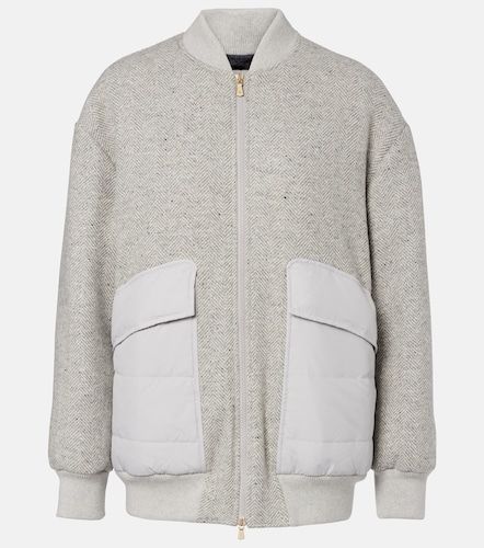 Doudoune Herringbone en laine mélangée - Eleventy - Modalova