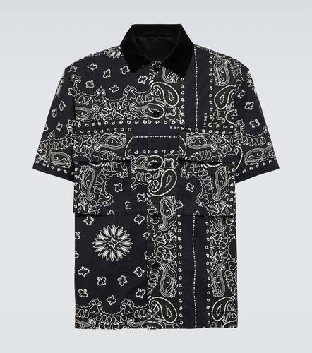 Sacai Chemise Bandana en coton - Sacai - Modalova