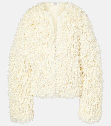 Veste Van en laine mélangée à franges - Fforme - Modalova