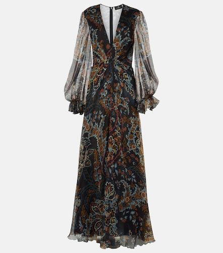 Etro Robe en soie imprimée - Etro - Modalova