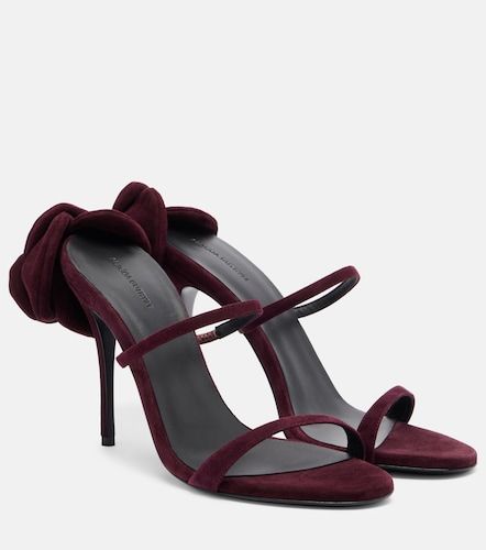 Mules en daim à fleurs - Magda Butrym - Modalova