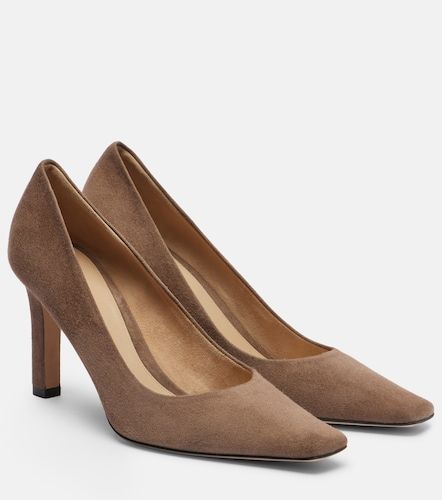 The Row Escarpins Carla 80 en daim - The Row - Modalova