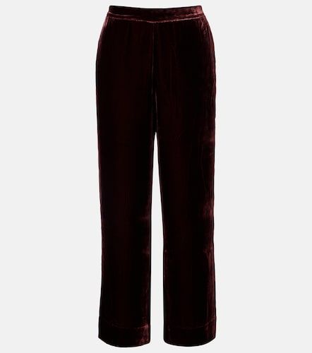 Pantalon de pyjama London en velours - Asceno - Modalova