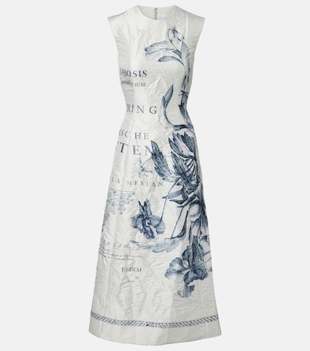 Erdem Robe midi imprimée en satin - Erdem - Modalova