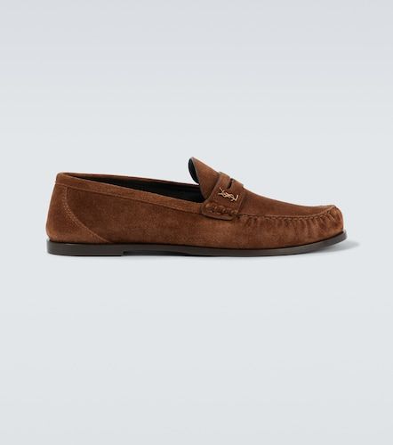 Mocassins Laurent en daim - Saint Laurent - Modalova