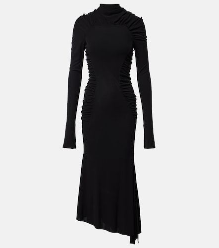 Robe midi à col montant - Victoria Beckham - Modalova