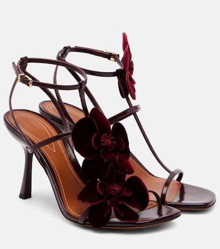 Sandales Orchid 85 en velours - Zimmermann - Modalova