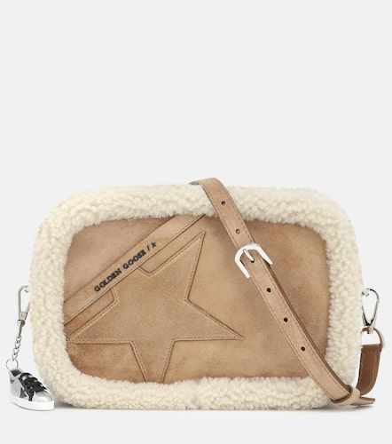 Sac à bandoulière Star en daim et shearling - Golden Goose - Modalova