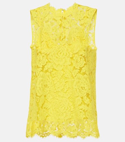 Top en dentelle florale - Dolce&Gabbana - Modalova
