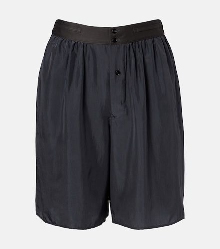 Bermuda en pongé de soie à taille haute - Lemaire - Modalova