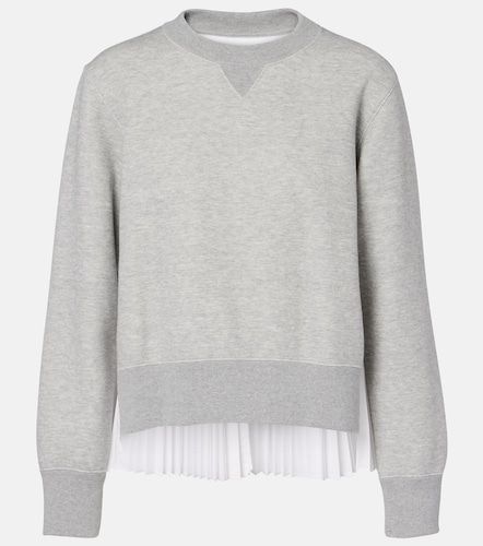 Sweat-shirt en coton mélangé - Sacai - Modalova
