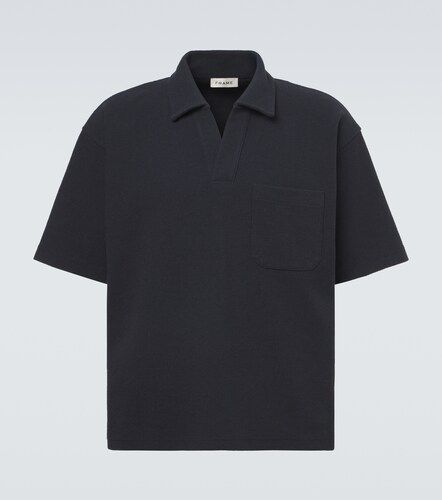 Polo texturé en coton mélangé - Frame - Modalova