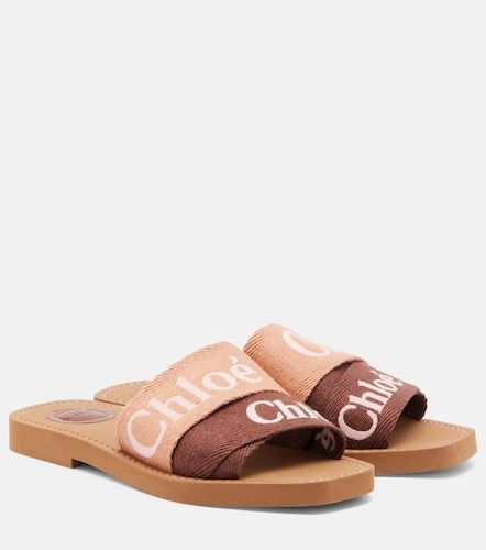 Chloé Mules Woody à broderie - Chloe - Modalova