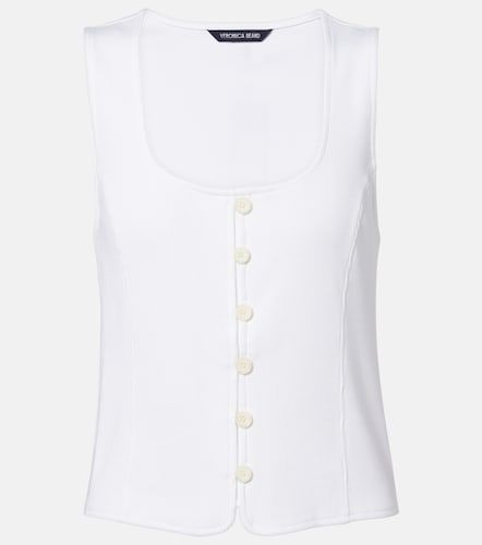 Top Quenby en coton mélangé - Veronica Beard - Modalova
