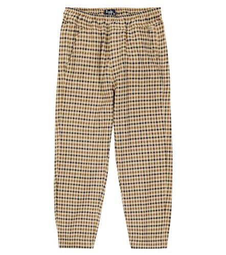 Pantalon en coton mélangé à carreaux - Il Gufo - Modalova