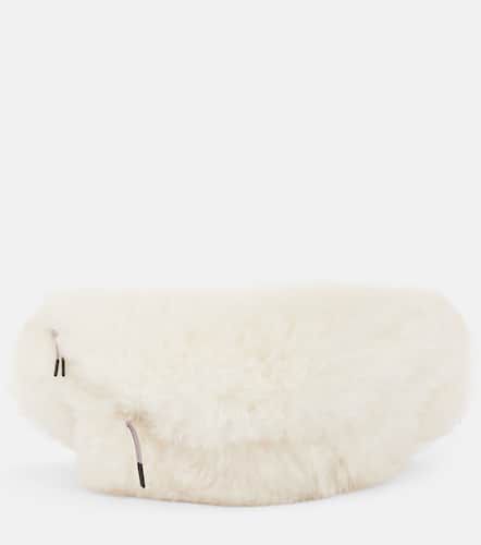 Sac ceinture en shearling - Yves Salomon - Modalova