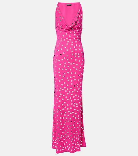 David Koma Robe longue à pois - David Koma - Modalova