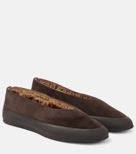 Le Monde Béryl Ballerines Apres Ski en daim et shearling - Le Monde Beryl - Modalova