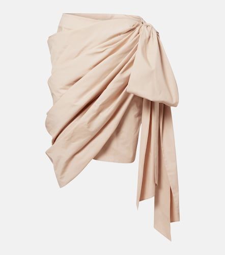Chloé Jupe midi en coton à nœud - Chloe - Modalova