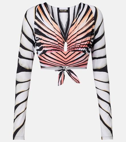 Top court à imprimé - Roberto Cavalli - Modalova