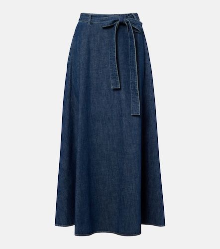 Valentino Jupe midi en chambray - Valentino - Modalova