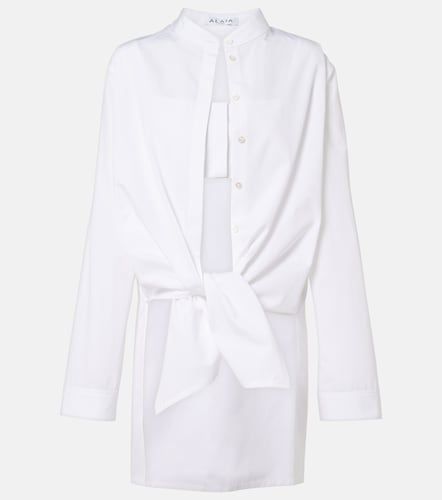 Alaïa Blouse en popeline de coton - Alaia - Modalova