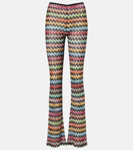 Pantalon évasé Zigzag en lamé - Missoni - Modalova